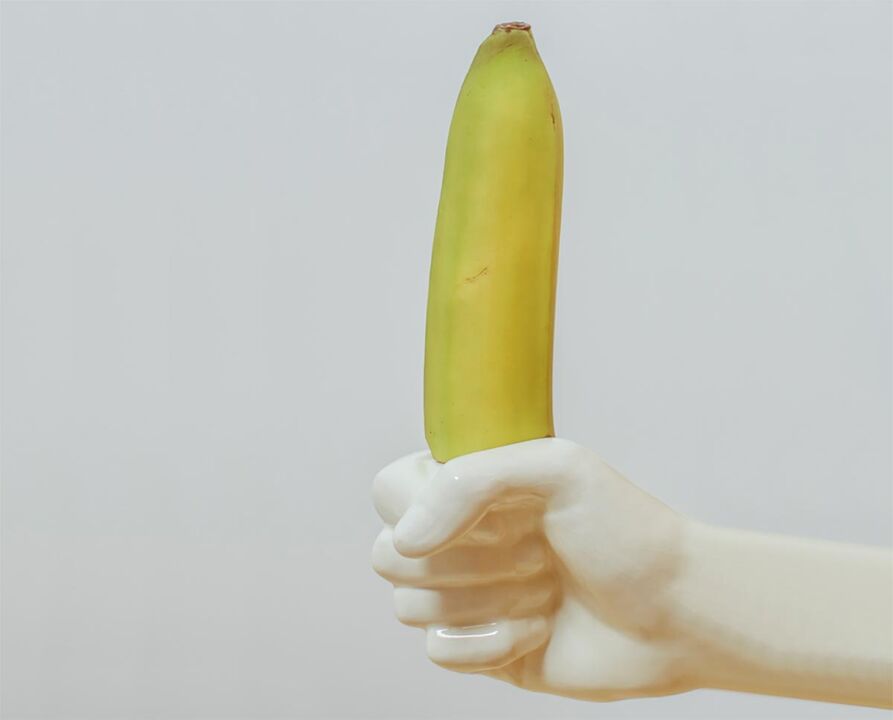 el plátano simboliza el pene agrandado