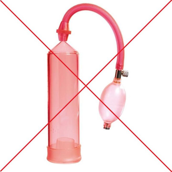 Contraindicaciones al uso de bombas de vacío