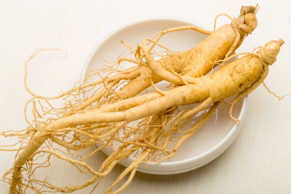 La raíz de ginseng es la base de una tintura que agranda el pene.